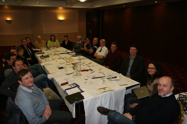 A meeting between a Church of Ireland delegation lead by the Bishop of Tuam, Killala and Achonry, the Rt Revd Richard Henderson and members of the Irish Travellers Movement in Maynooth, Co Kildare.