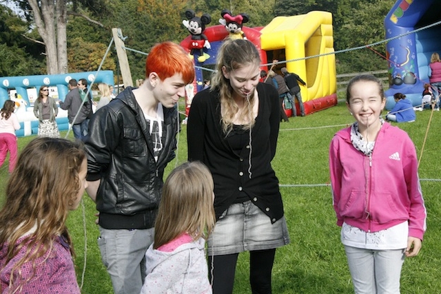 Enjoying the Family Fun Day, Enniskerry Youth Festival.