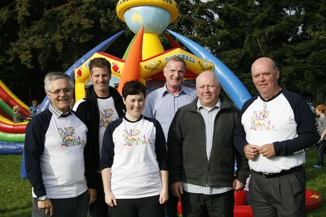 Volunteers pictured at the Family Fun Day, Enniskerry Youth Festival.