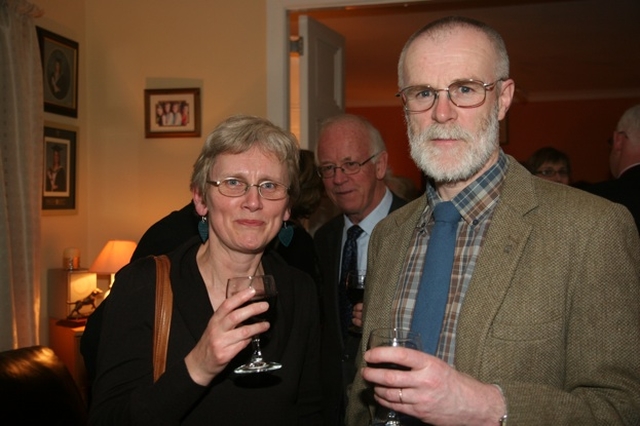 Pictured are Susan and Paul Dawson, Parishioners of All Saints, Grangegorman at the reception following the blessing and dedication of the newly extended Vicarage.