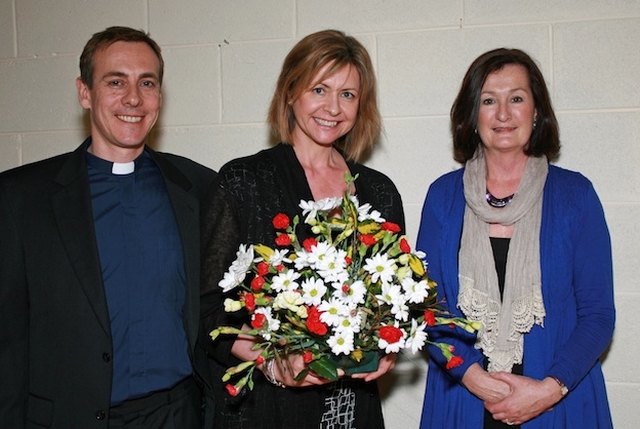 The Revd Dr William Olhausen pictured with his wife and churchwarden following his institution as the Rector of Killiney-Ballybrack Parish. Photo: David Wynne