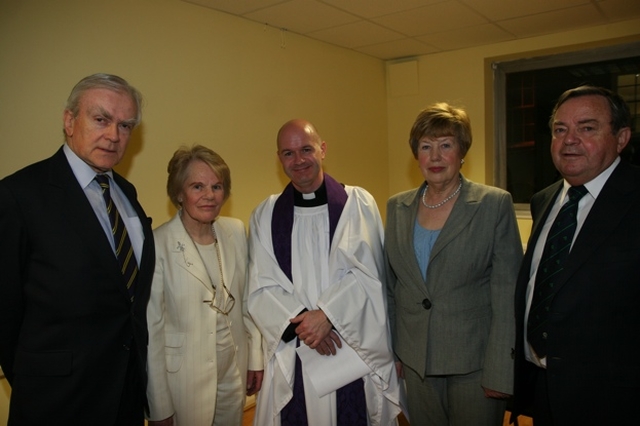 Pictured at his institution as Vicar of St Ann's with St Mark's and St Stephen's is the Revd David Gillespie with his Churchwardens (left to right) Robin Gordon (People's Churchwarden, St Stephen's), Gina Malone (Vicar's Churchwarden, St Stephen's), Anne O'Regan (Vicar's Churchwarden, St Ann's) and Arthur Vincent (People's Churchwarden, St Ann's).