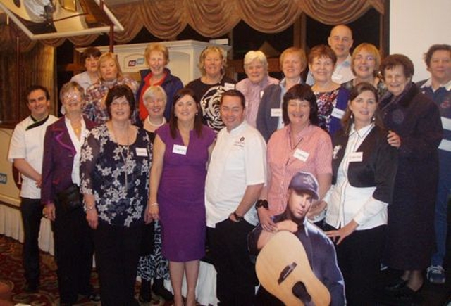 The organising committee from Narraghmore and Timolin with Castledermot and Kinneagh with Neven Maguire.