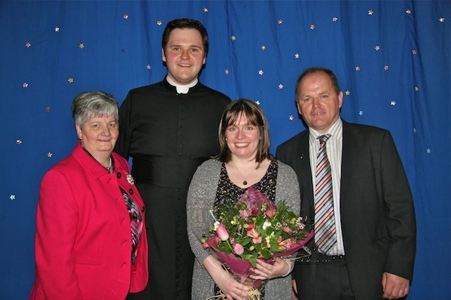 The Revd Stephen Farrell (second from left), with his mother Viola, wife Laura and father Joe, following his Institution of as Rector of Zion Parish, Rathgar.