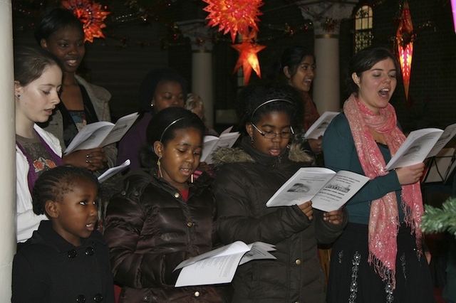 Singers pictured at the Multi-cultural Carol Service in St George and St Thomas's Church, Cathal Brugha Street.