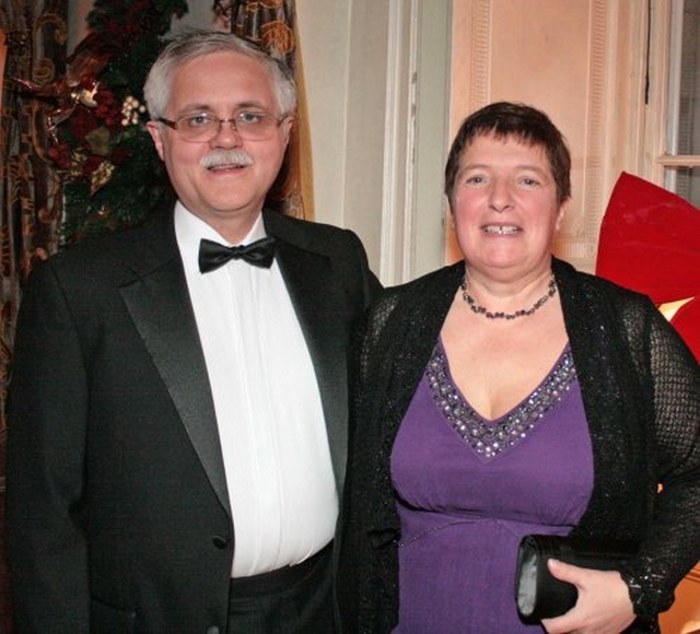 Ken & Lesley Rue at the recent ‘Bid to Save Christ Church’ Ball in Castle Durrow, Durrow, Co Laois.