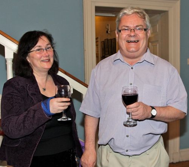 Susan Hemmens and Dr Kerry Houston at the launch of the 2014 edition of Irish Archives. 