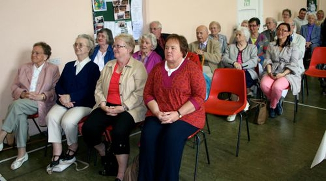 Parishioners and Friends in Dun Laoghaire attending the presentation to their former rector, Dean Victor Stacey. (photo: Chris Henderson)