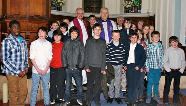 Wicklow and Killiskey Parishes had 26 candidates confirmed on Sunday March 24. The service was conducted by Archbishop Michael Jackson who is pictured with the confirmation candidates along with the rector, Canon John Clarke and associate vicar, the Revd Ken Rue. 