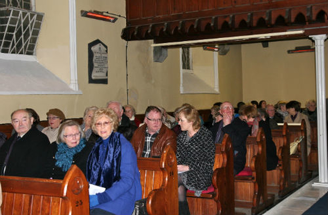 A section of the congregation at St George’s Church, Balbriggan, for the the Service of Introduction of the Revd Anthony Kelly as Bishop’s Curate of the parishes of Holmpatrick and Kenure with Balbriggan and Balrothery.