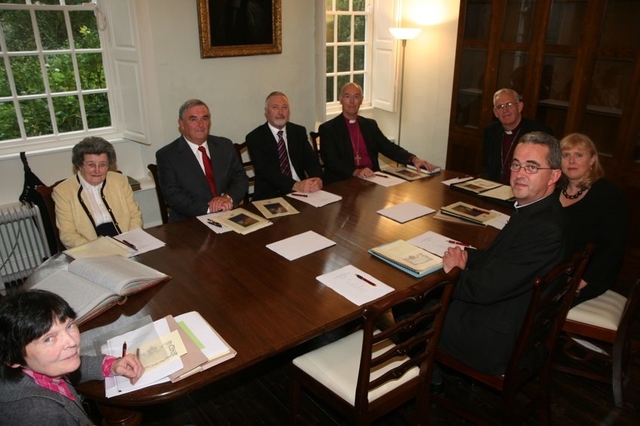 The Governors and Guardians of Marsh's Library, Ireland's first Public Library meet on the 300th Anniversary of the First Visitation.