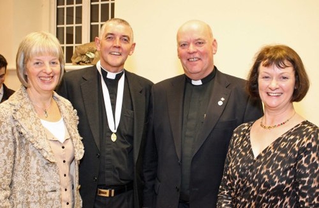 Archdeacons Pierpoint & Rowntree and their wives at the Patronal Eucharist at All Saints’ Church, Grangegorman