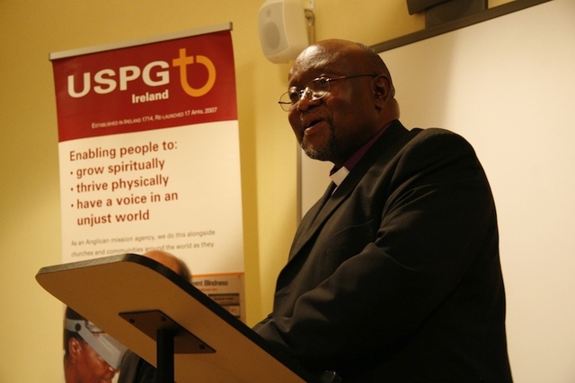 Bishop of Harare, the Right Reverend Chad Gandiya, speaks at the Church of Ireland Theological Institute.