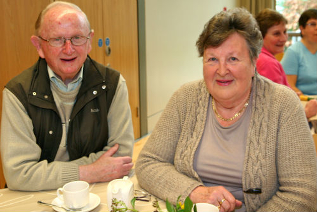 Alfie and Ethan Malley at the St Paul’s Parish, Glenageary, Daffodil Day coffee morning. 