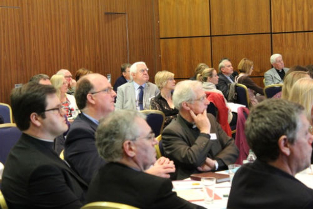 Clergy and school principals at the Patrons Conference in the Clarion Hotel.