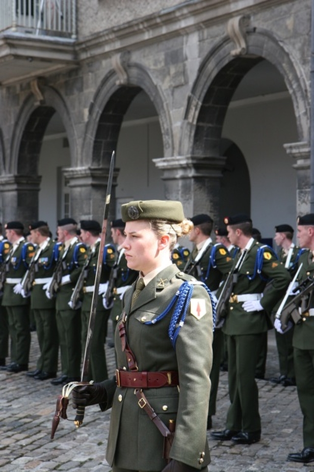 The Honour Guard of Army Cadets at the National Day of Commemoration in the Royal Hospital Kilmainham.