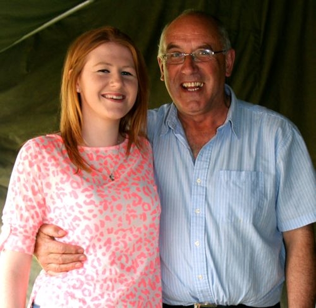 Jill Hanbidge and Edward Allan at Donoughmore Fete. 