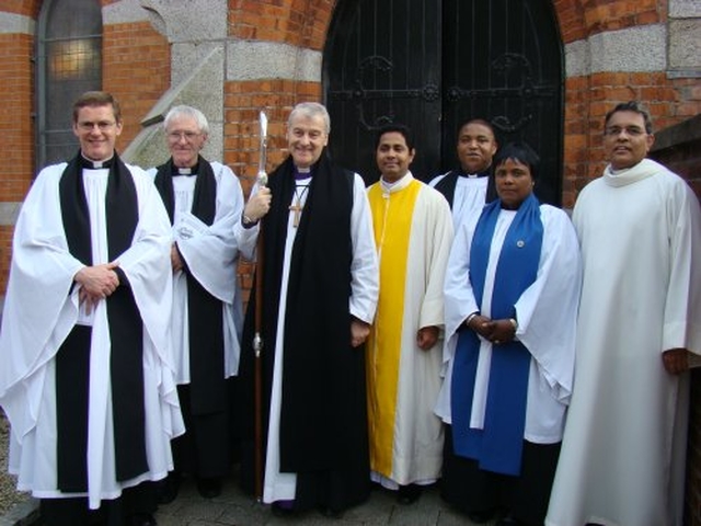 Officiating ministers at the Discovery Diocesan Thanksgiving Service