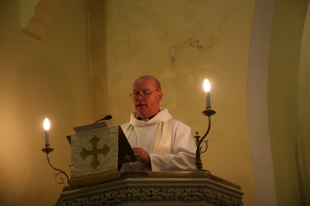 The Venerable Ricky Rountree, Archdeacon of Glendalough giving the address at the Institution of the Revd Alan Rufli as Rector of Clondalkin and Rathcoole.