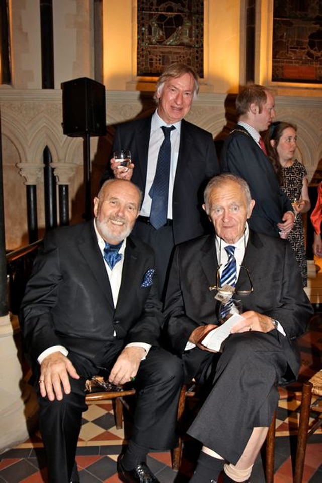 Dr Gerald Morgan, Senator David Norris and his brother, John Norris were among the huge crowd attending the official reopening and rededication of the newly restored Lady Chapel of St Patrick’s Cathedral. 