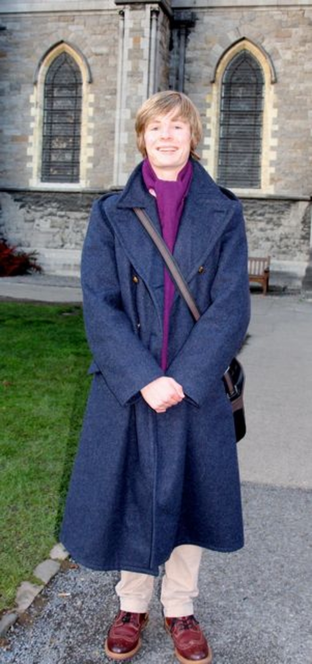 Matthew Breen was presented with his certificate for successfully completing 3rd year of the Archbishop of Dublin’s Certificate in Church Music by Archdeacon Ricky Rountree, chairman of Church Music Dublin, at Evensong in Christ Church Cathedral.