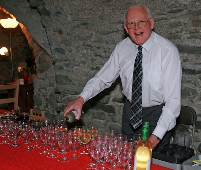 Don Macauley at the Friends of Christ Church Lunch in Christ Church Cathedral. Photo: David Wynne.