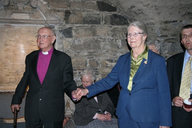 The Rt Revd Donald Caird and his wife Nancy.