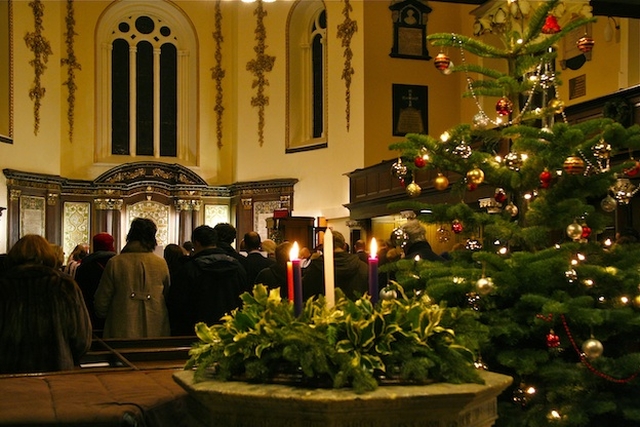 Civic Carol Service in St Ann's Church, Dawson Street. 