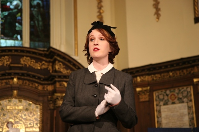 Clare Hayes-Brady at A Wilde Night Out, a performance from St Ann's Dramatic Society as part of Dublin's One City, One Book Festival. The performance is alternative take on some of Oscar Wilde's classic pieces.