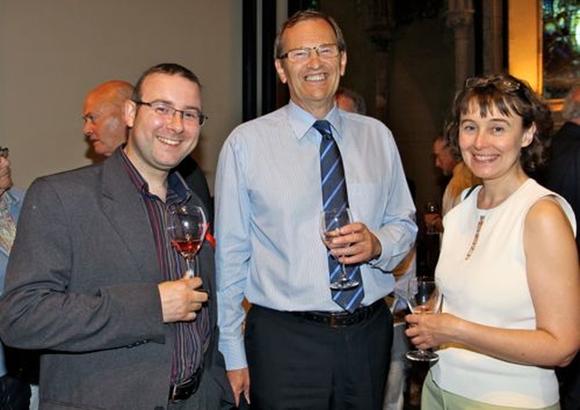 Pictured at the official reopening and rededication of the newly restored Lady Chapel of St Patrick’s Cathedral on July 9 were Church of Ireland Education Officer (RI), Dr Ken Fennelly; Secretary General of the General Synod and RB Chief Officer, Adrian Clements; and Assistant Secretary of the General Synod, Janet Maxwell. 