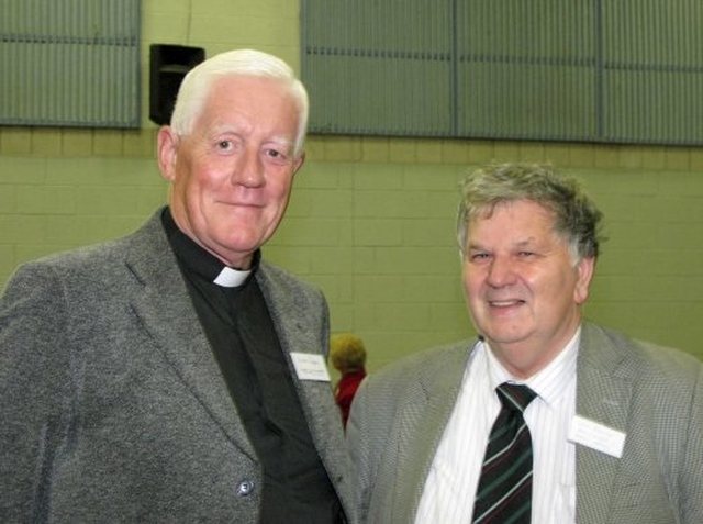 Canon Robert Deane, Swords & Ivan Bolton, Drumcondra North Strand at the Dublin & Glendalough Diocesan Synod.