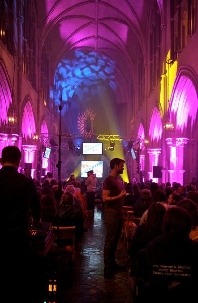 Christ Church Cathedral was full to capacity and lit spectacularly for 3Rock Youth’s Christmas event, Essential, which took place on December 8. 