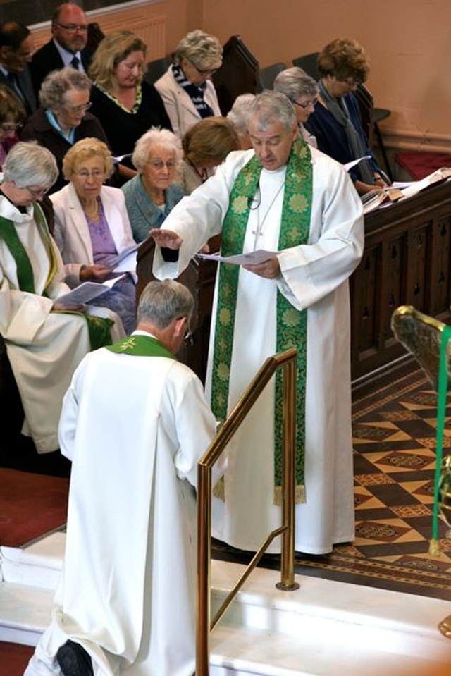 Archbishop Michael Jackson Institutes Revd Robert Warren as the new rector of Taney Parish. 