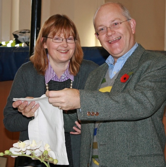 Angela and Malcolm Alexander pictured at the November Fair in Sandford. Photo: David Wynne