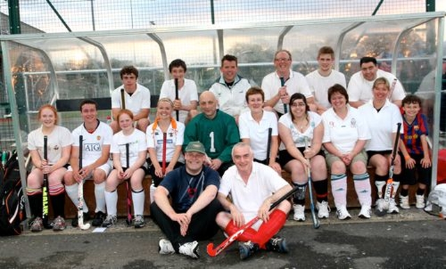 The team from Rathfarnham which came second in the Diocesan Inter–Parish Hockey Tournament which was played in St Andrew’s College. They lost out on goal difference to Dalkey. 