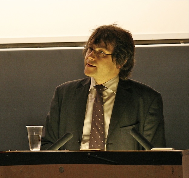 Dr Andrew Pierce, Lecturer in Intercultural Theology and Interreligious Studies at the Irish School of Ecumenics, introducing 'The Ecumenical Consequences of the Anglican Communion' public lecture by the Revd Canon Paul Avis in Trinity College Dublin. The lecture was jointly organised by the Church of Ireland Theological Institute, the Dublin Council of Churches, IRCHSS and the Irish School of Ecumenics.