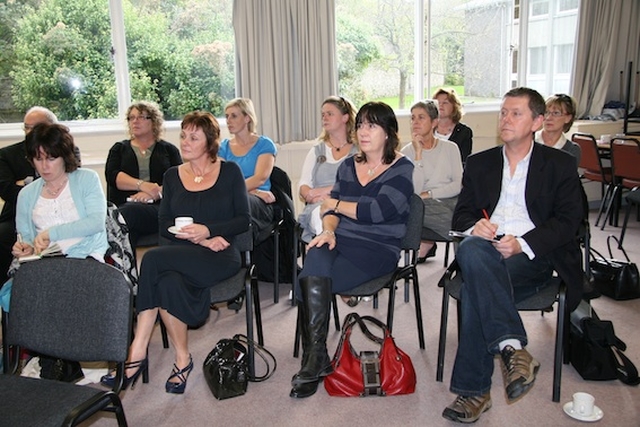 Dublin primary school principals at the CICE lecture 'Partnership with Schools'.