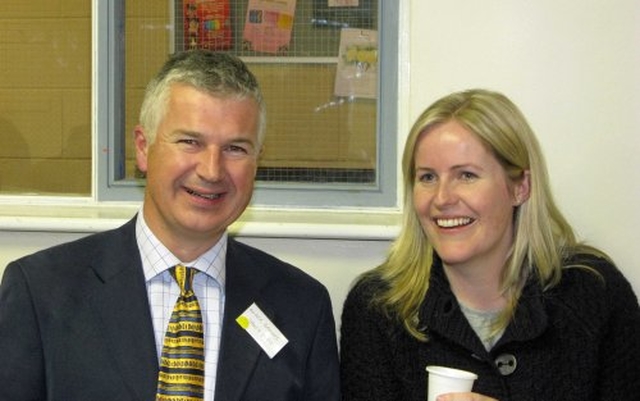 Roger Brooks & Judy Blain from Taney at the diocesan synod