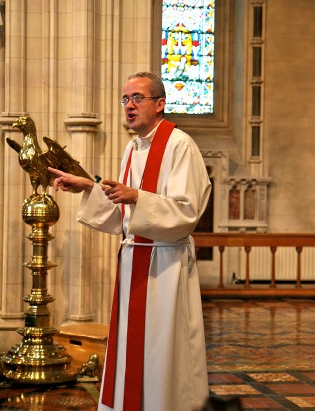 The Dean of Christ Church Cathedral, the Very Revd Dermot Dunne, welcomes confirmation candidates and their families and friends to the cathedral for a special service of confirmation. 