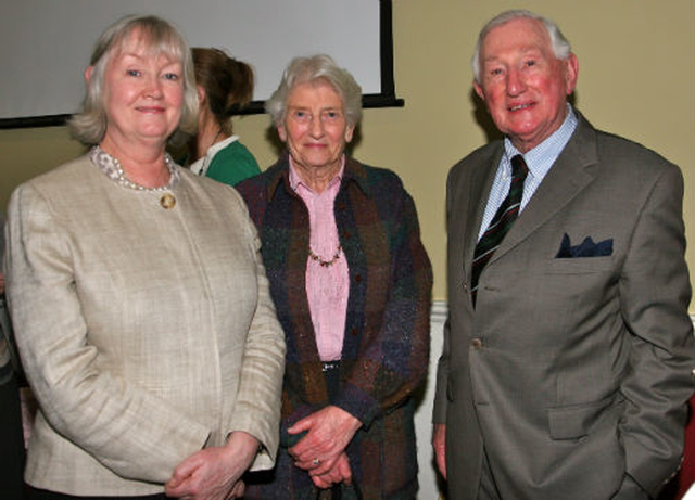 Cllr Patricia Stuart, Isobel Gibbons and Canon William Gibbons attended the civic reception in County Hall, Dun Laoghaire to mark the election of Canon Victor Stacey as Dean of St Patrick’s Cathedral.