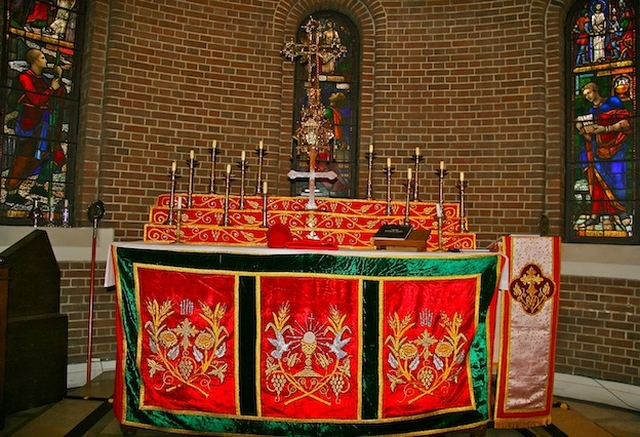 The Indian altar in St George and St Thomas' Church, Cathal Brugha Street, Dublin 1. The St George and St Thomas Parish Profile is featured in the May edition of The Church Review.