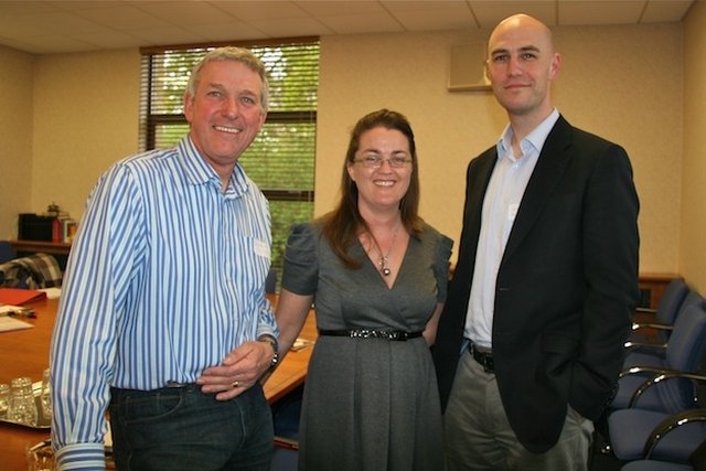 The Revd Gerald McCartney, Armagh Communications Officer; Charlotte Howard, Church House; and Jan Butter, Director of Communications for the Anglican Communion, pictured at the Church of Ireland Communications Day in Church House, Rathmines, Dublin.