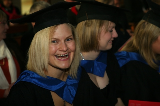 Heather Huston from Athlone, Co Westmeath who graduated with a B Ed from the Church of Ireland College of Education.