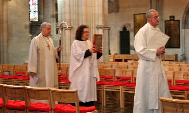 The Chrism Eucharist was celebrated in Christ Church Cathedral on Maundy Thursday. 