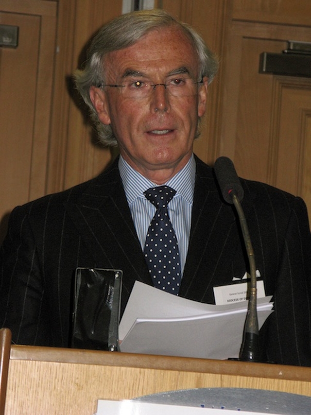 Sydney Gamble, Chairman of the RCB Executive Committee, proposing the report of the Representative Body on the second day of the Church of Ireland General Synod in Armagh. Photo: David Wynne.