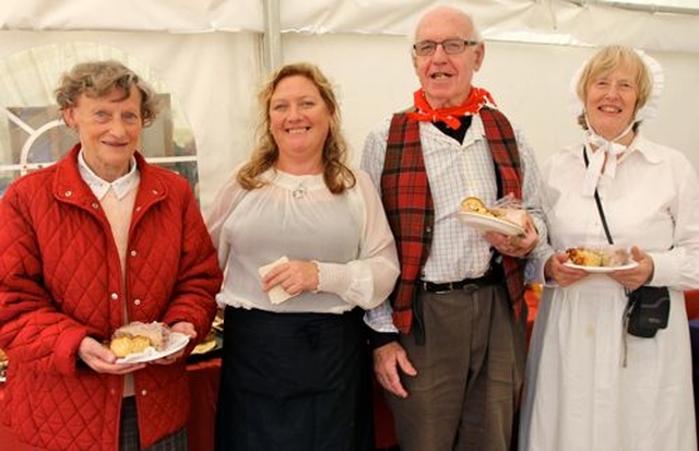 Lydia Williams, Audrey Dalton and Lachlin and Judy Cameron enjoying the day out at the Enniskerry Victorian Field Day today (Sunday September 15). 