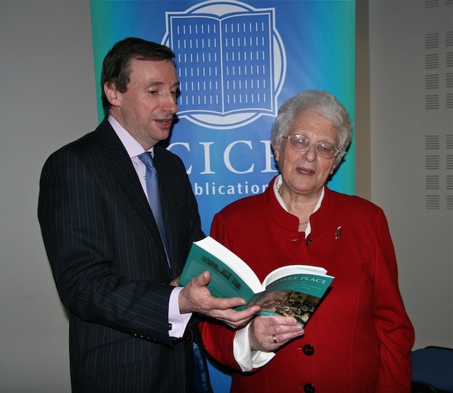 Chief Inspector of the Department of Education and Skills, and Dr Susan Parkes, author, pictured at the relaunch of the latter's book 'Kildare Place: The History of the Church of Ireland Training College and College of Education 1811-2010' in the National Library of Ireland, Kildare St, Dublin. The college is celebrating its bicentenary this year. 