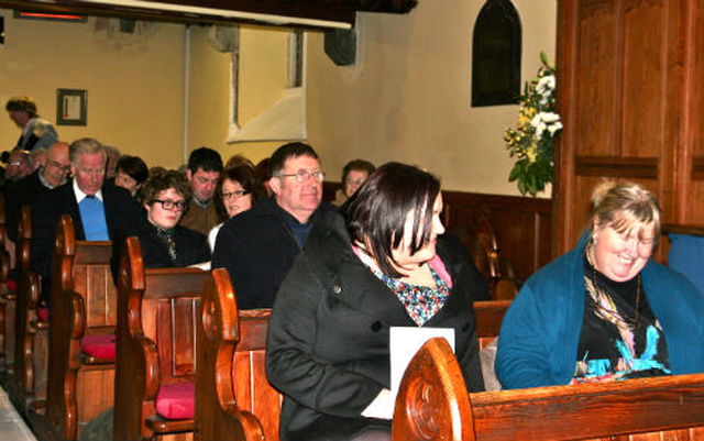 A section of the congregation at St George’s Church, Balbriggan, for the the Service of Introduction of the Revd Anthony Kelly as Bishop’s Curate of the parishes of Holmpatrick and Kenure with Balbriggan and Balrothery.