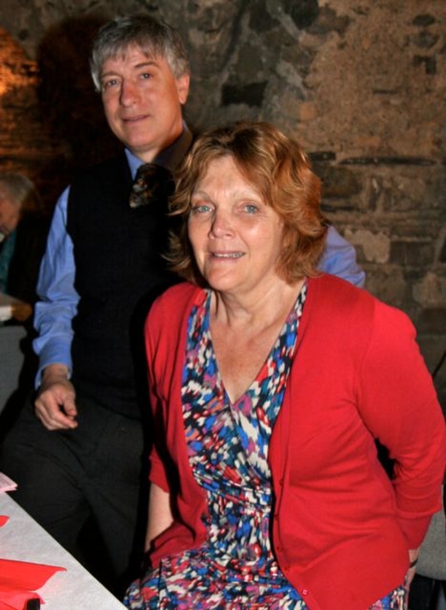 Garrett and Jean Hickey enjoying the Friends of Christ Church lunch in the Crypt following the Trinity Sunday Patronal Service in the Cathedral.