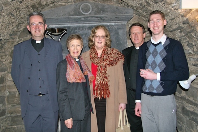 The Very Revd Dermot Dunne, Dean; Canon Ginnie Kennerley; Margaret Daly-Denton; the Revd Canon Kenneth Kearon, Secretary General of the Anglican Communion; and Jason Silverman, coordinator; pictured at the launch of ‘Creation’, a Bible Study resource for Lent, in the crypt at Christ Church Cathedral. The ‘Creation’ project is designed both to link into the Anglican Consultative Council’s project ‘The Bible in the Life of the Church’ and to function as an inaugural effort for a proposed Biblical Association for the Church of Ireland (BACI). More information is available at www.bibliahibernica.wordpress.com.